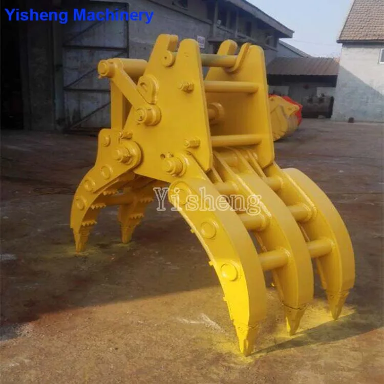 Cat312 Cat320 Cat345 Excavator Rotating Grapple Bucket Buy Rotating