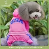 USA Trend-setting Pet Tracksuit Doggie Clothing Customized Outfits Dog Sport Coat