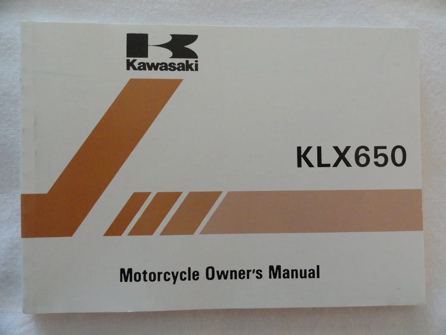 Get Quotations · 1995 1996 Kawasaki KLX650 Owners Manual KLX 650