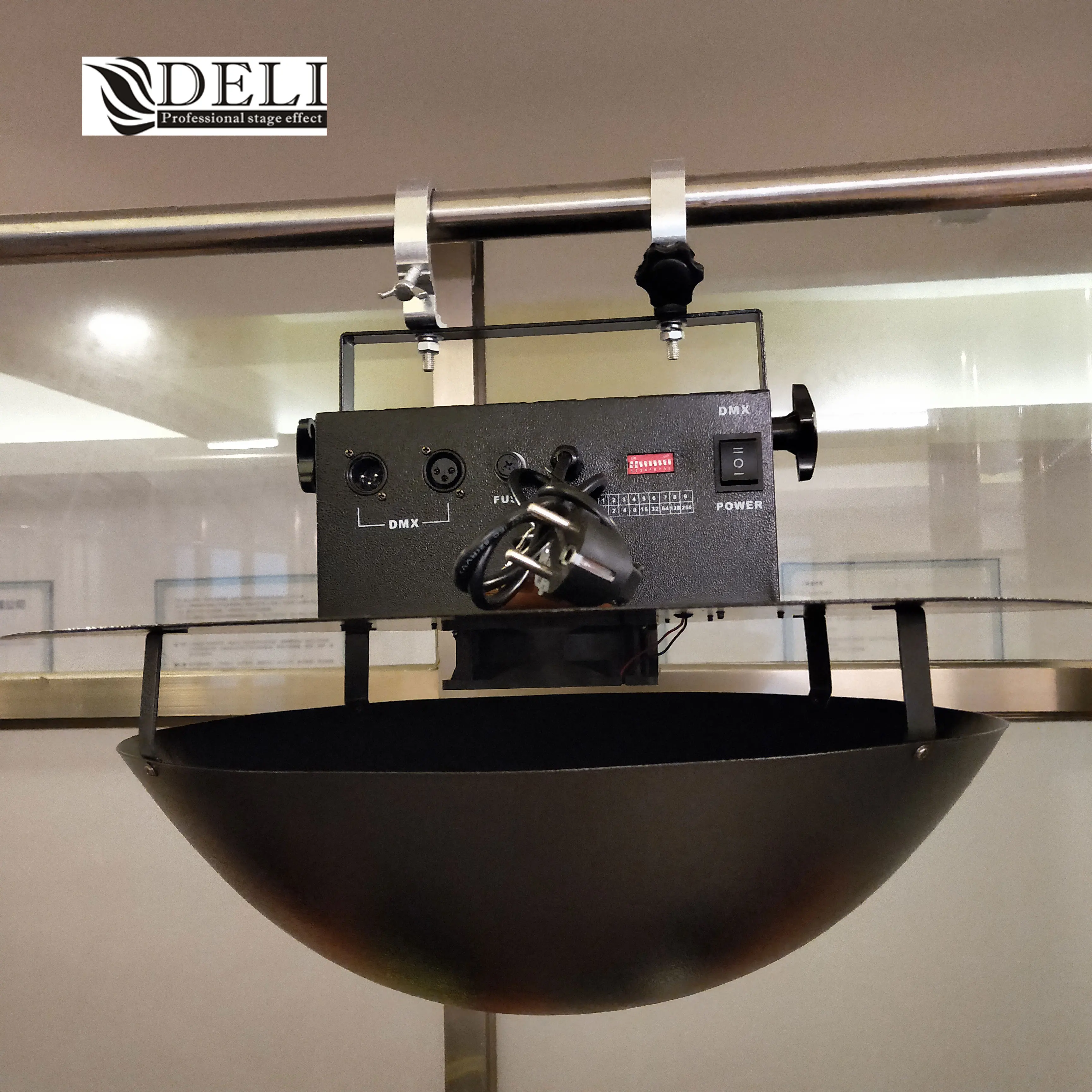 100w Ufo Type Floating Streamer Machine Confetti Launcher Dmx 512