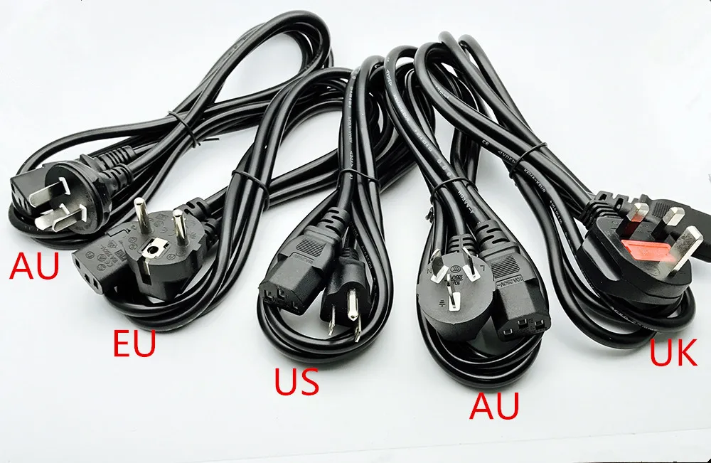 1.5m Au As3112 Male Plug 3 Pin To Iec 60320 C13 Female Kettle Ac Power