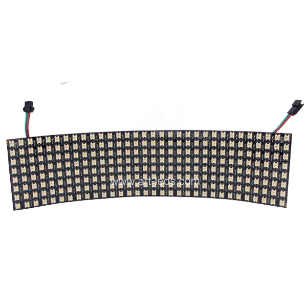 8x32 sk6812 rgbw 3000k led matrix