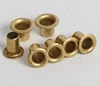 DIN7340 brass copper hollow eyelet shoe rivets
