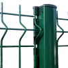 Wire Mesh Fence Panel + Square/rectangle or round Post + Anti-theft Clips