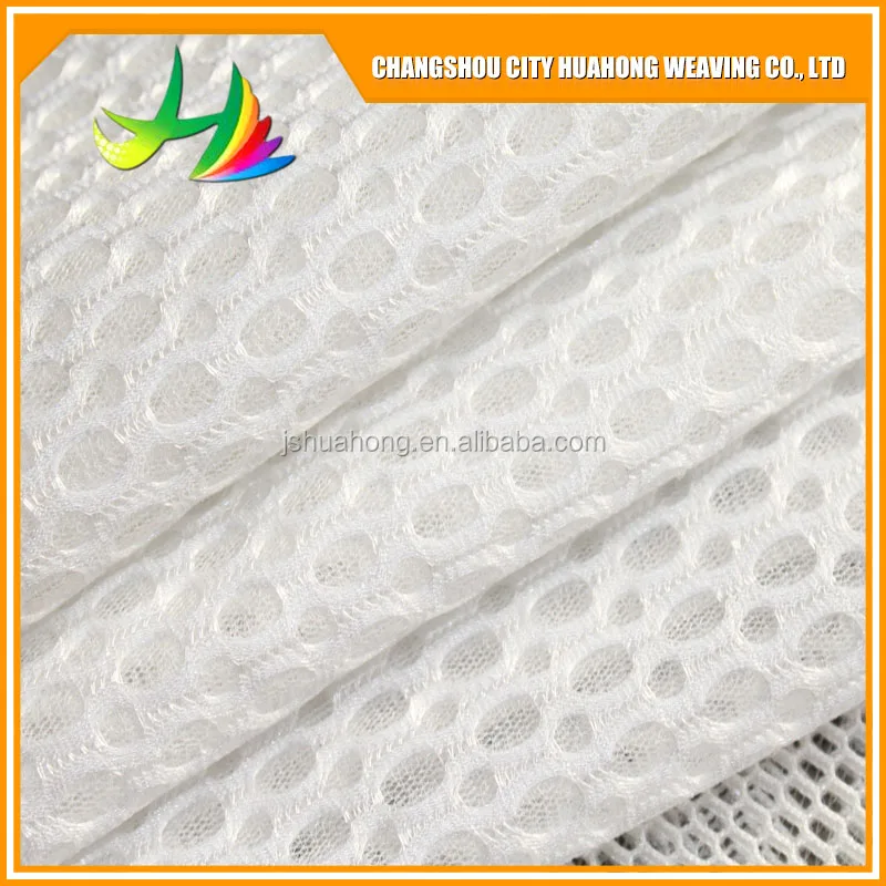 HH-007 cheap Big hole polyester air suitcase breathable factory direct mesh fabric for shoes used shoes