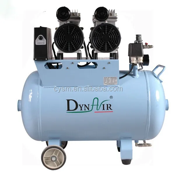 One Driving Three Dental Chair Silent Oil Free Dental Air Compressor