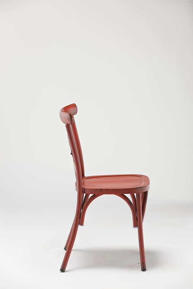 Wholesale Modern Design Outdoor Indoor Balcony Garden Stacking Metal Dining Chair