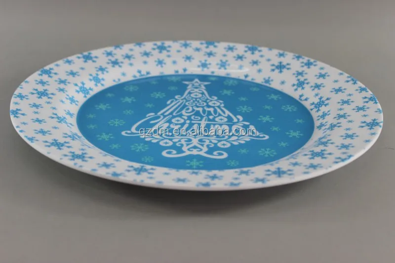 Cheap Plastic X'MAS Dinner Plate
