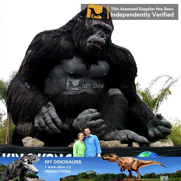 V Giant Animatronic King Kong Gorila Life Size Customized Figure - Buy ...