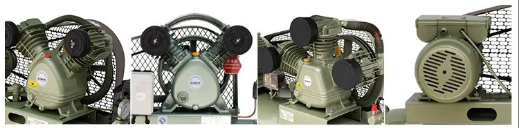 Dwt 7.5KW electric direct driven 380V scuba diving portable piston air compressor