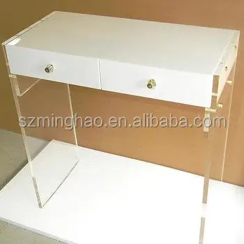 Lucite White Desk Acrylic Desk For Dressing Buy White Acrylic