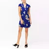 2019 Women Casual New Design Ladies Summer Floral Print Mini Dress