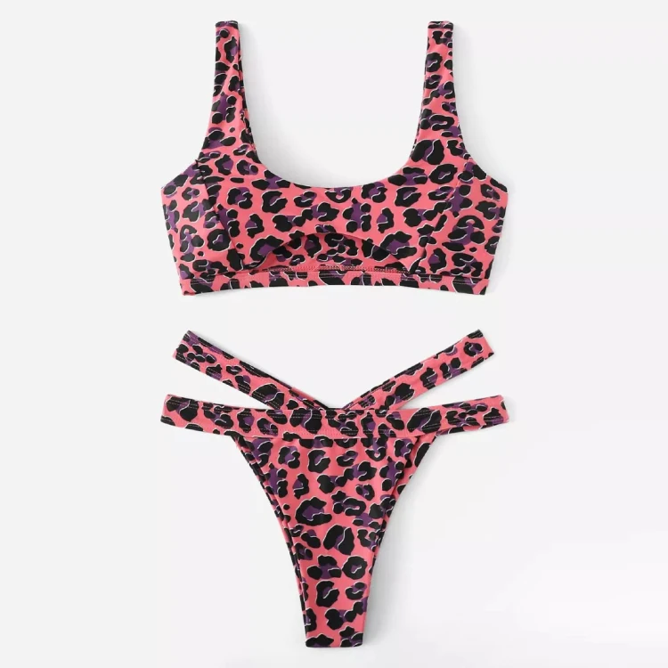 Sexy Girls Leopard Print Bikini Set - Buy Sexy Bikini Set,Sexy Girls ...