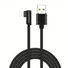 mobile phone accessories wholesale china Fashion 90 Degree elbow 3ft Excellent Quality Nylon Braided USB cable micro