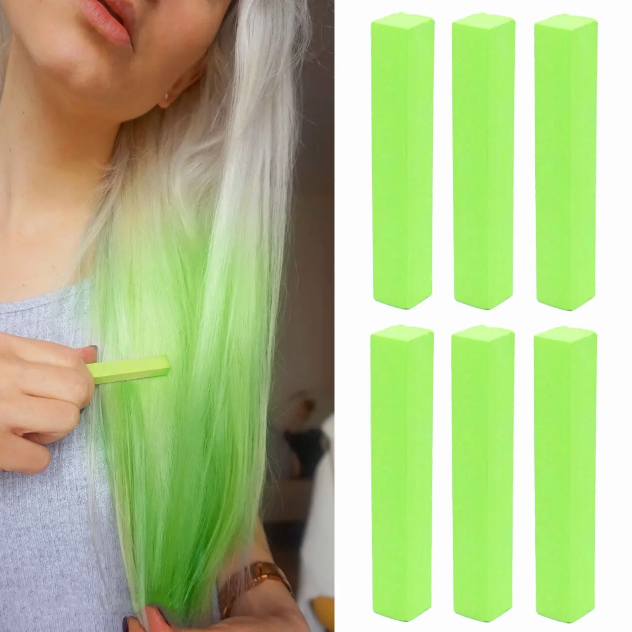 Где взять зеленую краску для волос