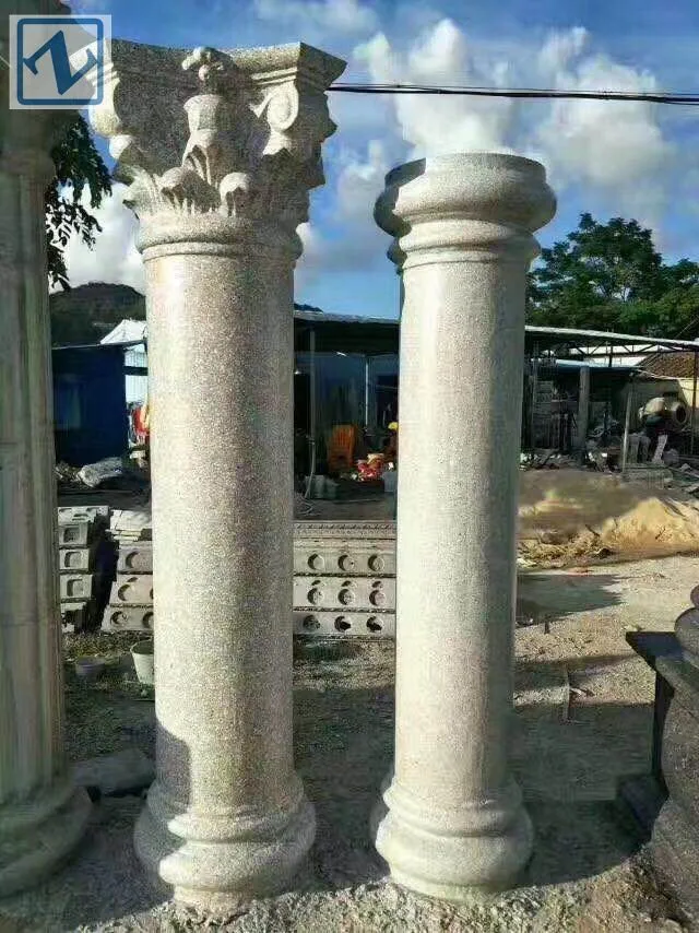 Precast Decorative Concrete Roman Column Pillar Plastic Molds For Sale
