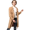 Medium long wool woolen coat Camel wool woolen coat High quality Reversible wool coat