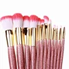 Private label custom Wholesale 12pcs Make up Brushes Beauty Eyelash Brush new design