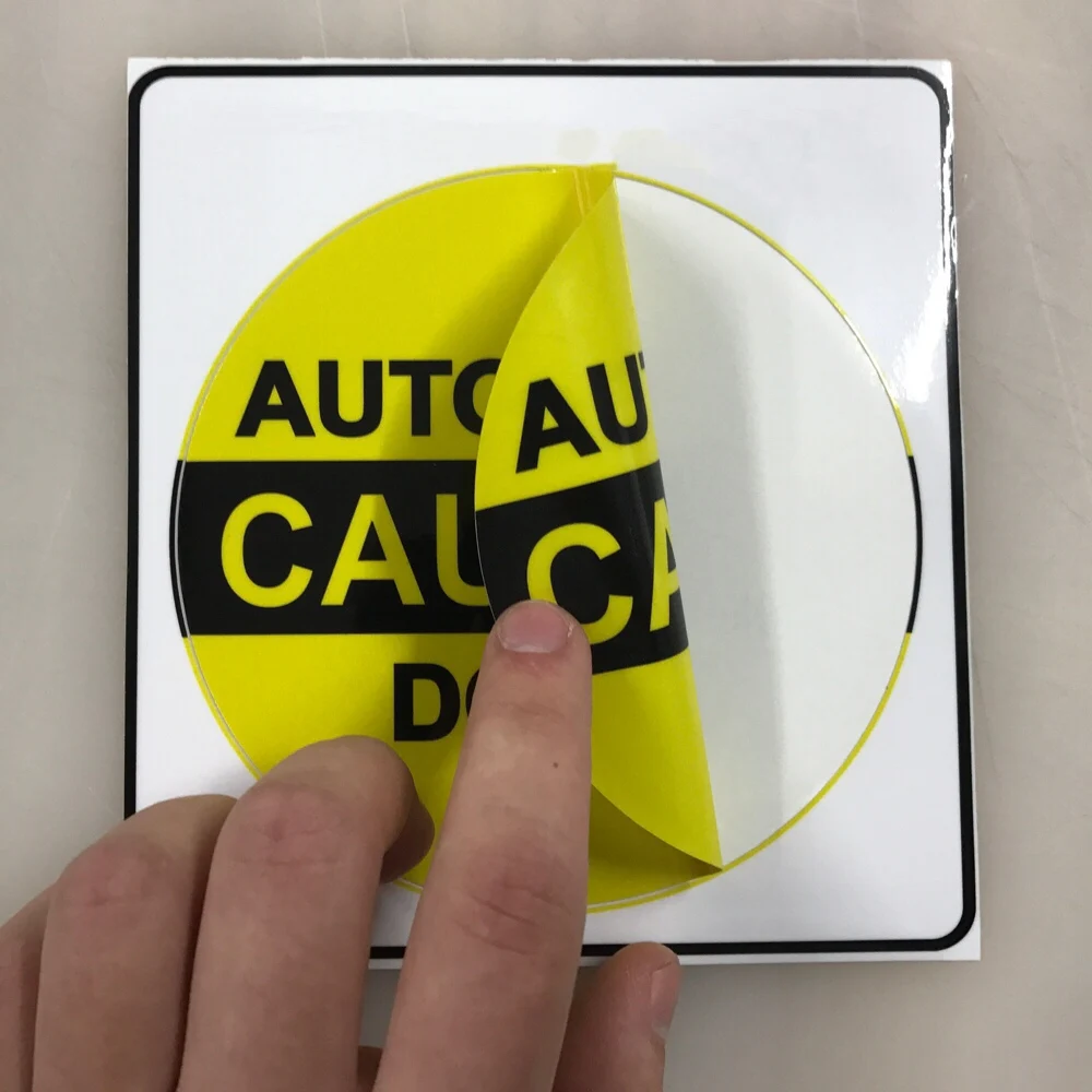 个性化模切 pvc 不干胶贴纸印刷双面不干胶标签