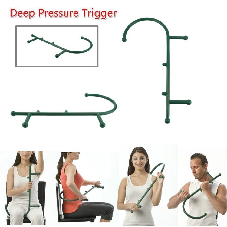 Trigger Point Self Massage Stick Therapy Tool Cane Massager Body Muscle