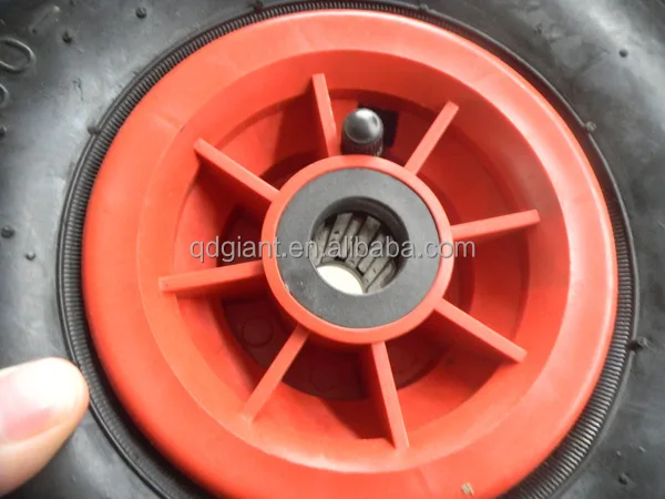 Trolley pneumatic wheel 3.00-4 with needle roller bearing