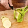New gadgets hand operated bright color fruit vegetable cutter for kitchen use
