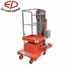 portable mini hydraulic compact manlift trailer aerial work platform