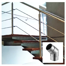 stainless steel tube connector tube join for steel handrail