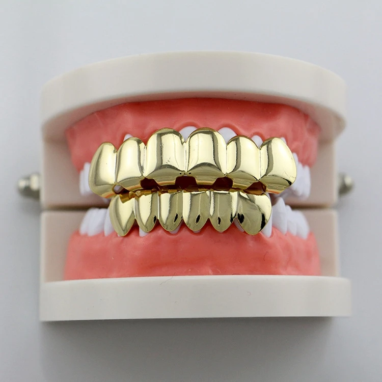 Copper Mouth Grill Jewelry Hip Hop Hollow Teeth Grillz Buy Hip Hop