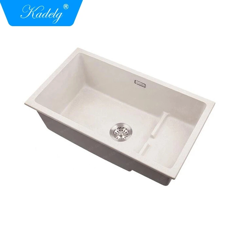 Hottest products Undermount Granite Kitchen Sink Single Bowl Quartz Sink
