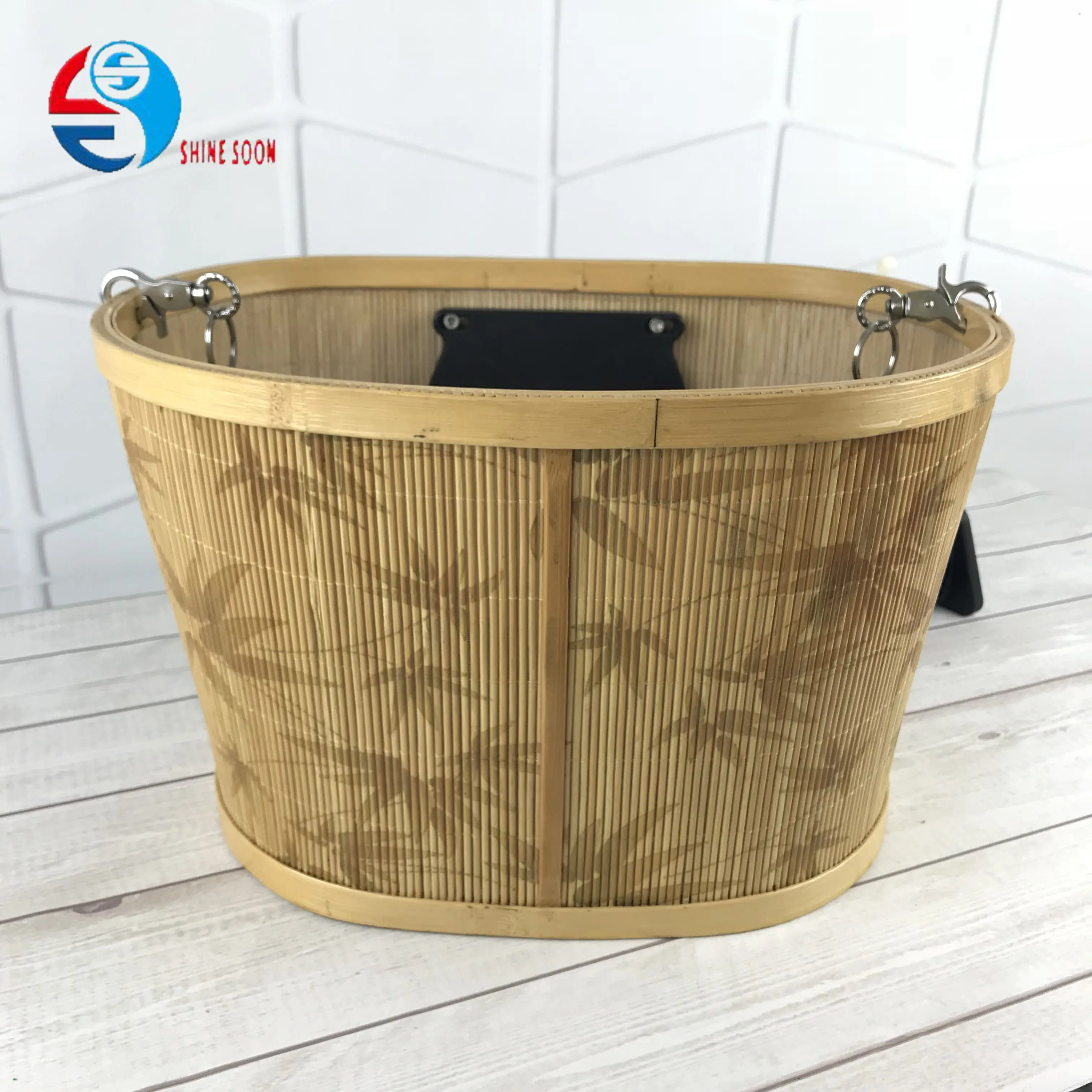 bamboo bike basket