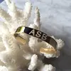 Diamond personalized cuff bracelet wide bangle for ladies custom gold plated bangles