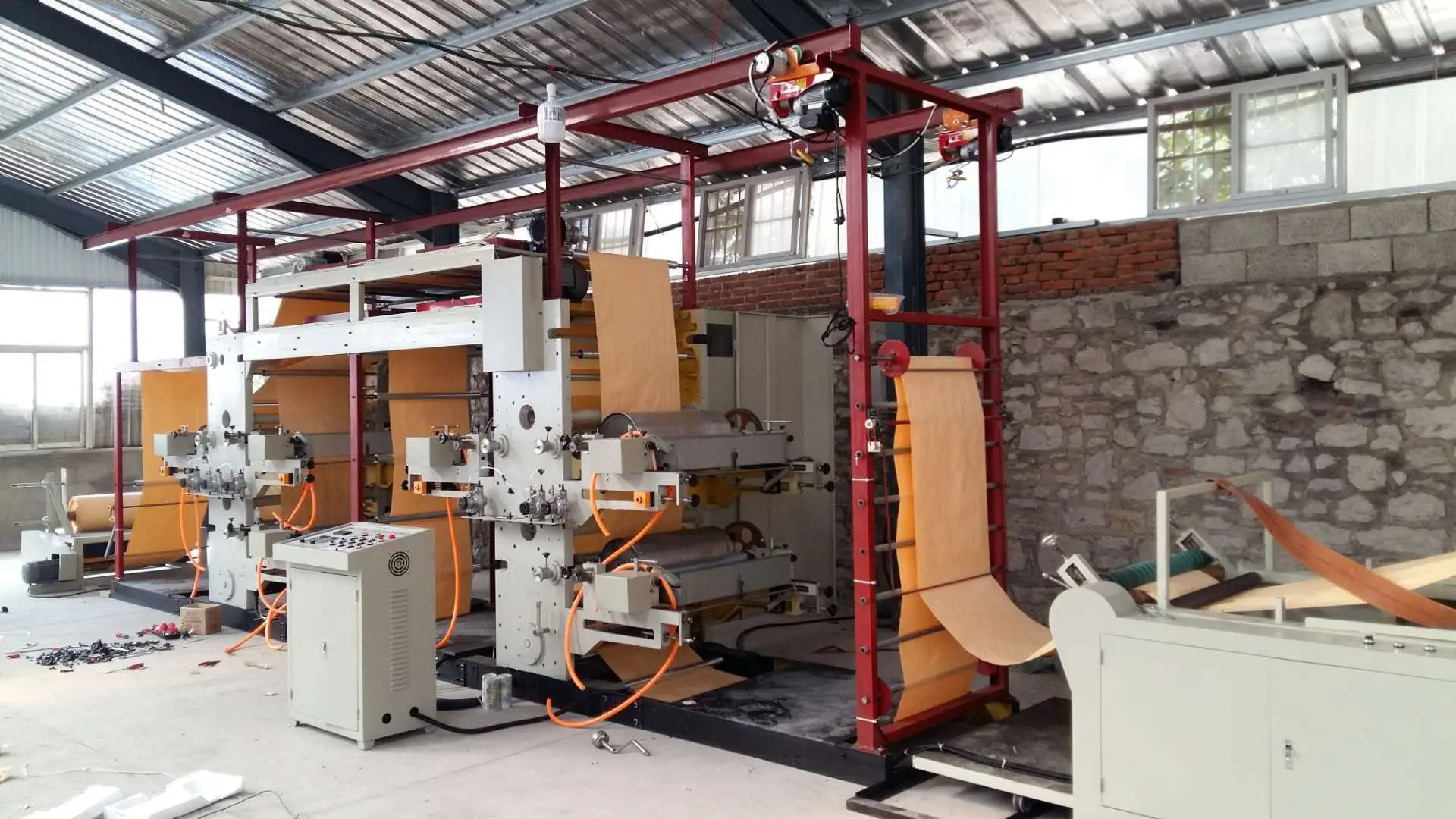 2,4,6 色最佳销售卷卷聚乙烯塑料袋薄膜柔印印刷机