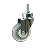 WBD 3 inch 75m non marking polyurethane threaded stem swivel gel caster wheel