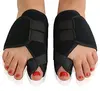 ZRWC30 Bunion Corrector Splint Brace Pads Black Adjustable Hallux Valgus Nylon Bunion Corrector