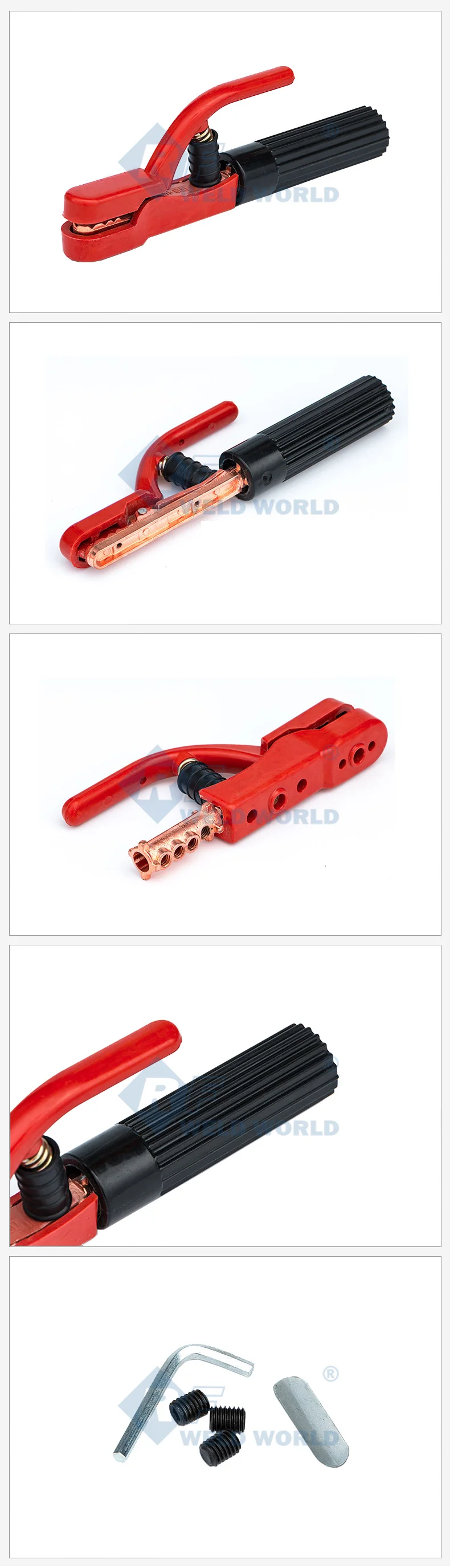 G356 Japanese Type Electrode Holder 500 amp for ARC Welding Cable
