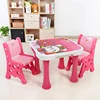 kids plastic preschool chair and round writing table mould making and production