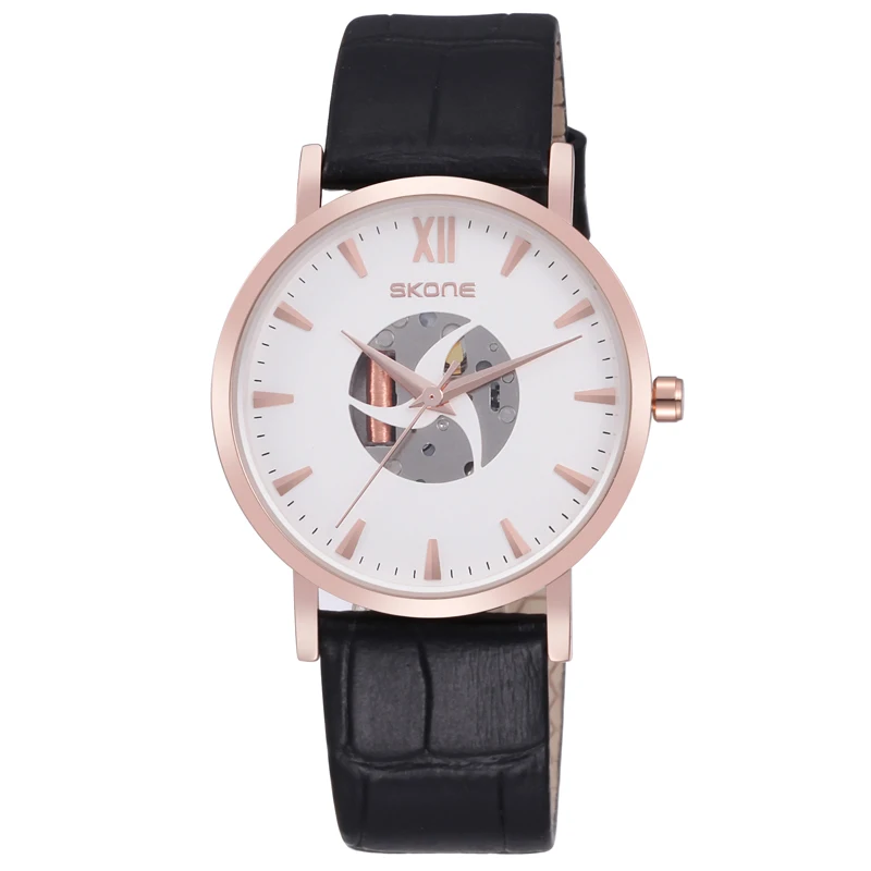 skone skeleton watch