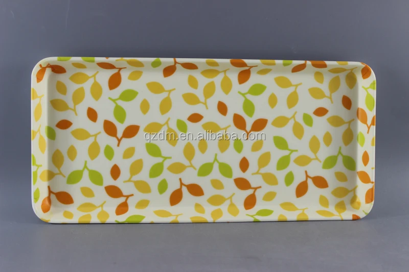 35X16.5CM Melamine Rectangle Tray ,Melamine Tea tray