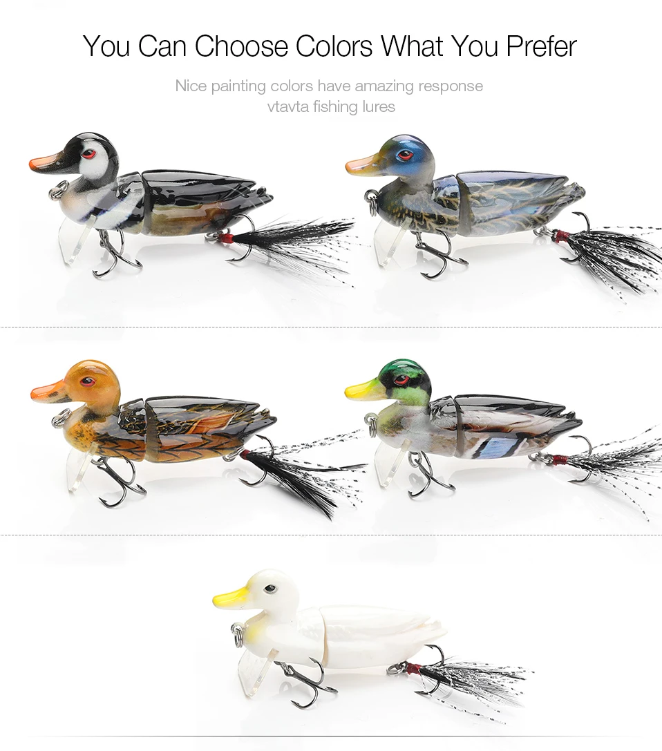 7cm 10g Fishing Rattles Topwater Jointed Fishing Lures For Bass