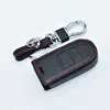 Genuine Leather Car Remote Key Shell Fob Cover Case for Toyota for Daihatsu Tanto LA600S/LA610S Move Custom LA800S/LA810S style