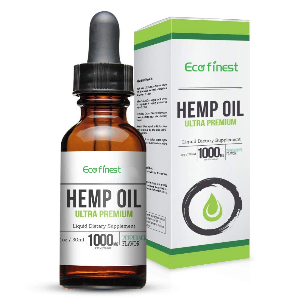 Eco Finest Organic Hemp Seed Oil By 100 Pure Cold Pressed Hemp Seed Oil 585506 Buy Hemp 0197