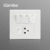 Muliti Socket, Lamp Dimmer ,RJ45 Connector and Light Indicated Switch
