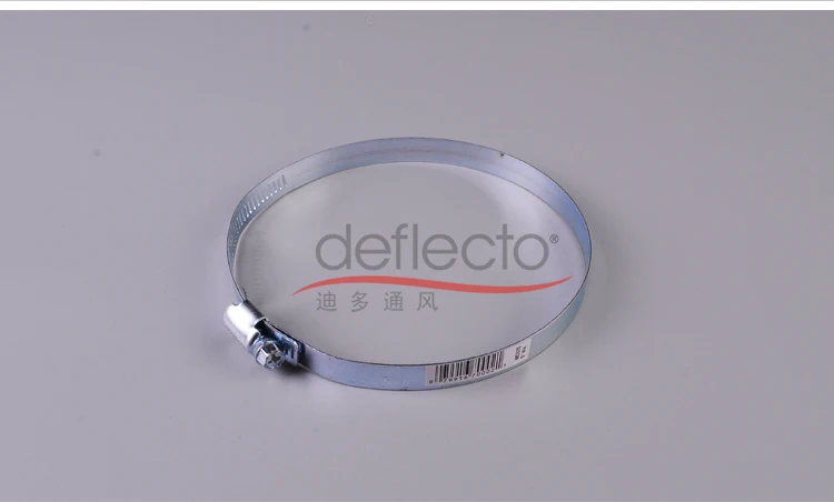 HVAC System Dryer Vent Hose Aluminum Flexible Duct 4'' 10 Feet Ventilation Kit 2 Clamps Included