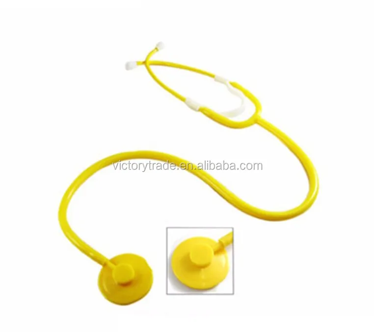 Vst104 Wholesale Disposable Single Head Plastic Toy Stethoscope For