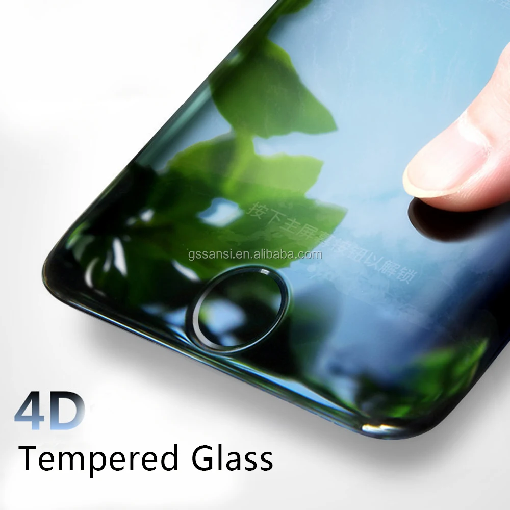 4d Curved Full Cover Tempered Glass Screen Protector For Iphone7 For