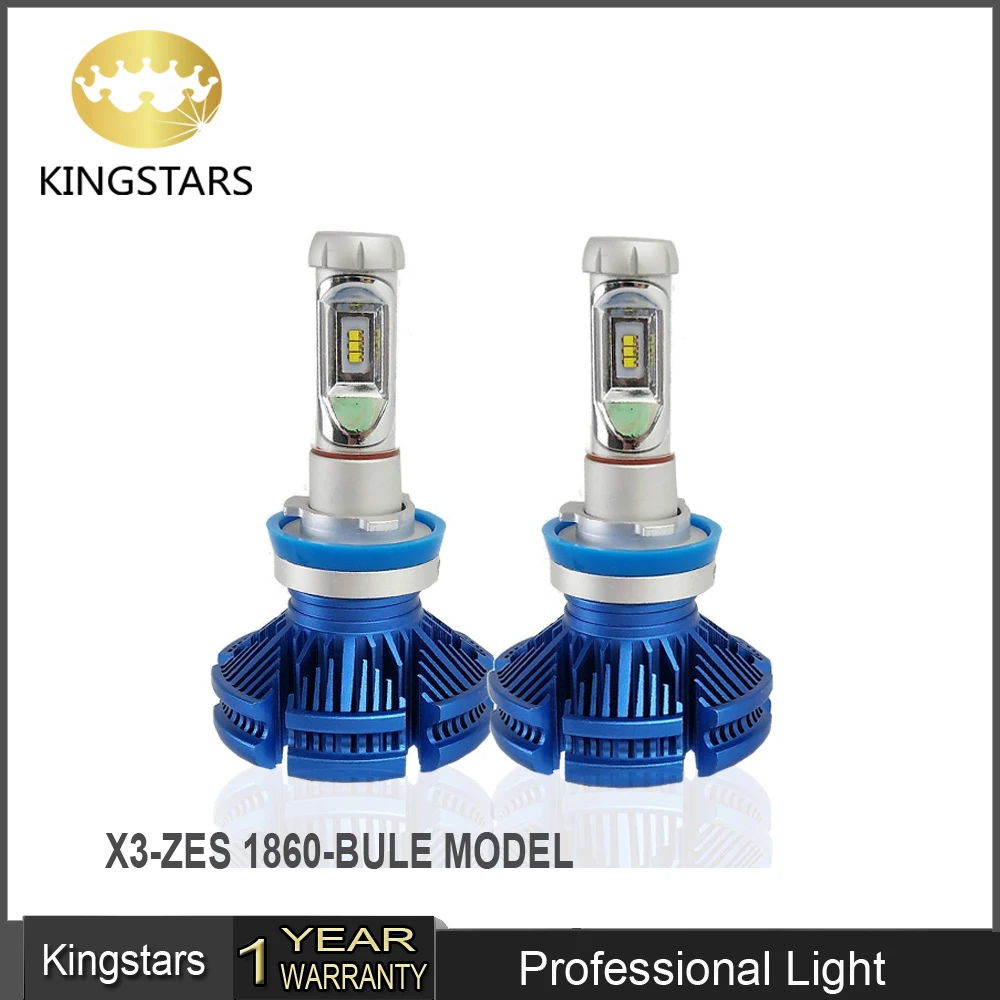 OPT7 H11 CREE LED Fog Light XBD High Power Bulbs DRL Daytime Lights Blue