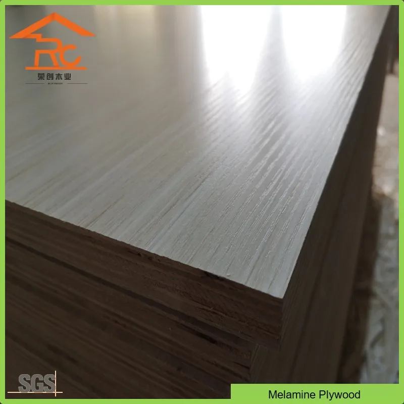 Low Price Commercial Plywood/4x8 One Side White Melamine Mdf Plywood