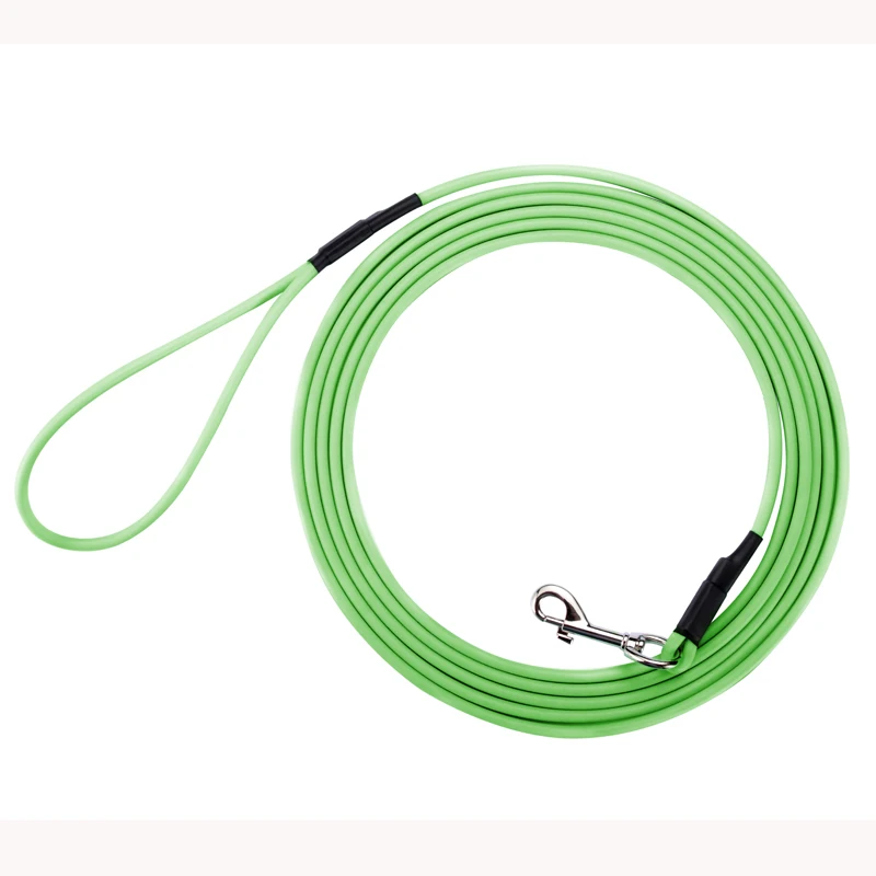 Durable Plain Pvc Remote Controlled Dog Slave Training Leash 10m