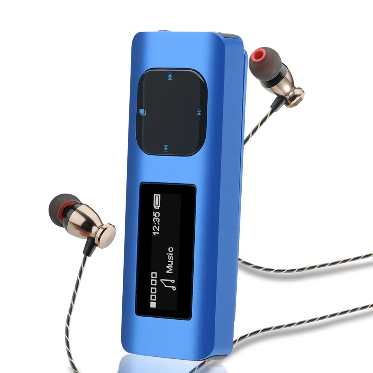 Jogging Insaneness Ultra Slim Mini USB Clip Digital Mp3 Music Player Support 8GB SD TF Card for When Running E Riding Hiking